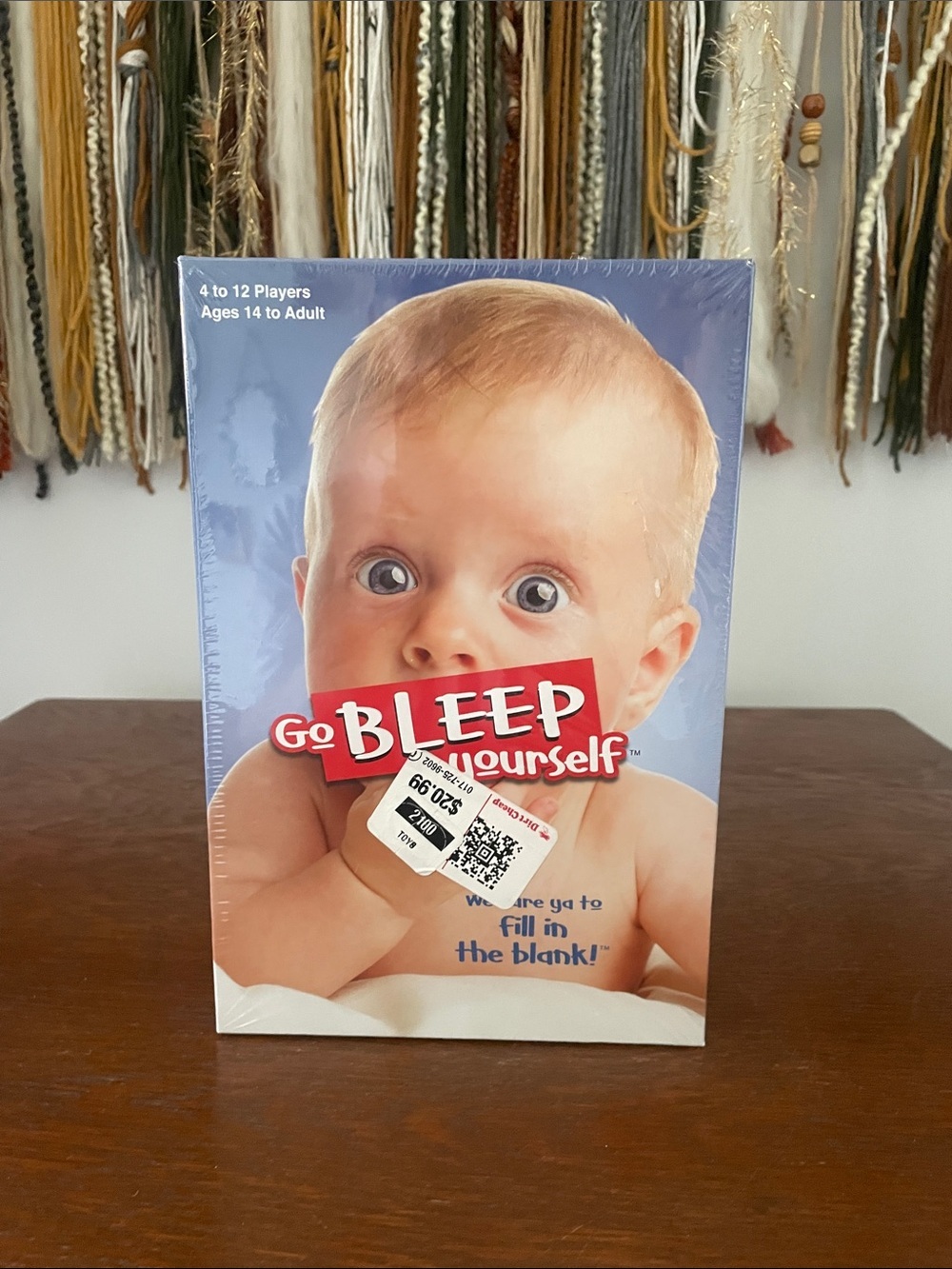 Go Bleep Yourself Party Card Game - Blue Box new